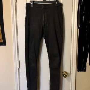 Topshop Joni Black Skinny Jeans
